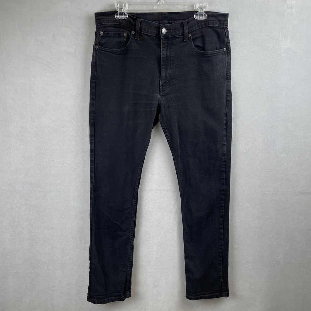Levis 511 Slim Fit Jeans Mens 36x32 (35x30) Black Stretch Denim Pants Normcore